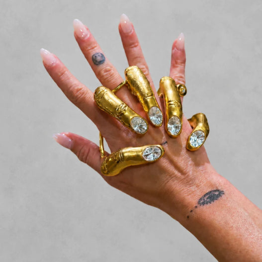 Belloro Hand Plated Ring